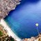 Top view to Butterfly Valley in Turkey